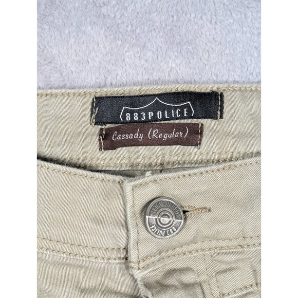 883 Police Cassady Cargo Pants Mens Size 30 Khaki Regular Fit Tactical Utility - Picture 2 of 10